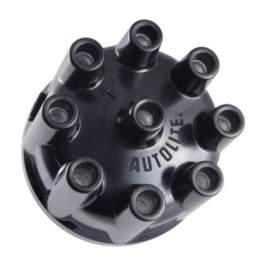 FORD MUSTANG 1968-1971 (depart fin 68) V8 CAPOT DISTRIBUTEUR D ALLUMEUR AUTOLITE distributor cap (thick letters) DANIEL CARPENTE