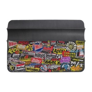 FORD MUSTANG 1964-2019 PROTEGE AILE POUR MECANIQUE Holley MSD sticker bomb fender cover Holley 36 x 26