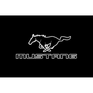 FORD MUSTANG 1964-2019 PROTEGE AILE POUR MECANIQUE fenders gripper cover SCOTT DRAKE Mustang Running Horse 34 x 22 FG2105-1