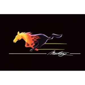 FORD MUSTANG 1964-2019 PROTEGE AILE POUR MECANIQUE fenders gripper cover SCOTT DRAKE Mustang Flaming Pony 34 x 22 FG2107