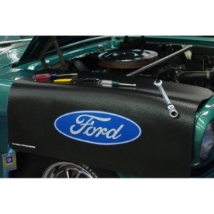 FORD MUSTANG 1964-2019 PROTEGE AILE POUR MECANIQUE fenders gripper cover SCOTT DRAKE Mustang Ford Blue Oval 34 x 22 FG2101