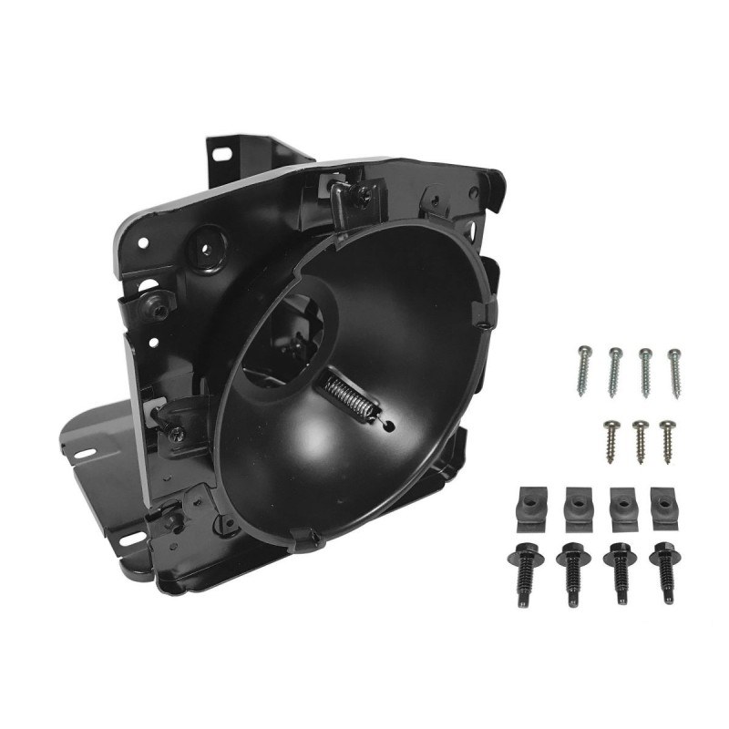 FORD MUSTANG 1971-1973 SUPPORT OPTIQUE CUVELAGE DE PHARE FEU FOND DE LAMPE SOCLE DE LOGEMENT AVANT DROIT COTE PASSAGER headlamp