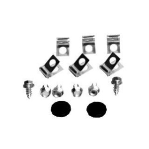 FORD MUSTANG 1967-1969 KIT DE CLIPS POUR FREINAGE AVANT Front Brake Line Clip/Grommet Kit SCOTT DRAKE 379604-BK