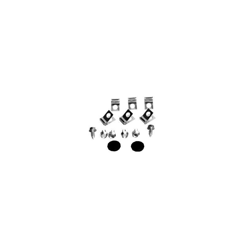 FORD MUSTANG 1967-1969 KIT DE CLIPS POUR FREINAGE AVANT Front Brake Line Clip/Grommet Kit SCOTT DRAKE 379604-BK