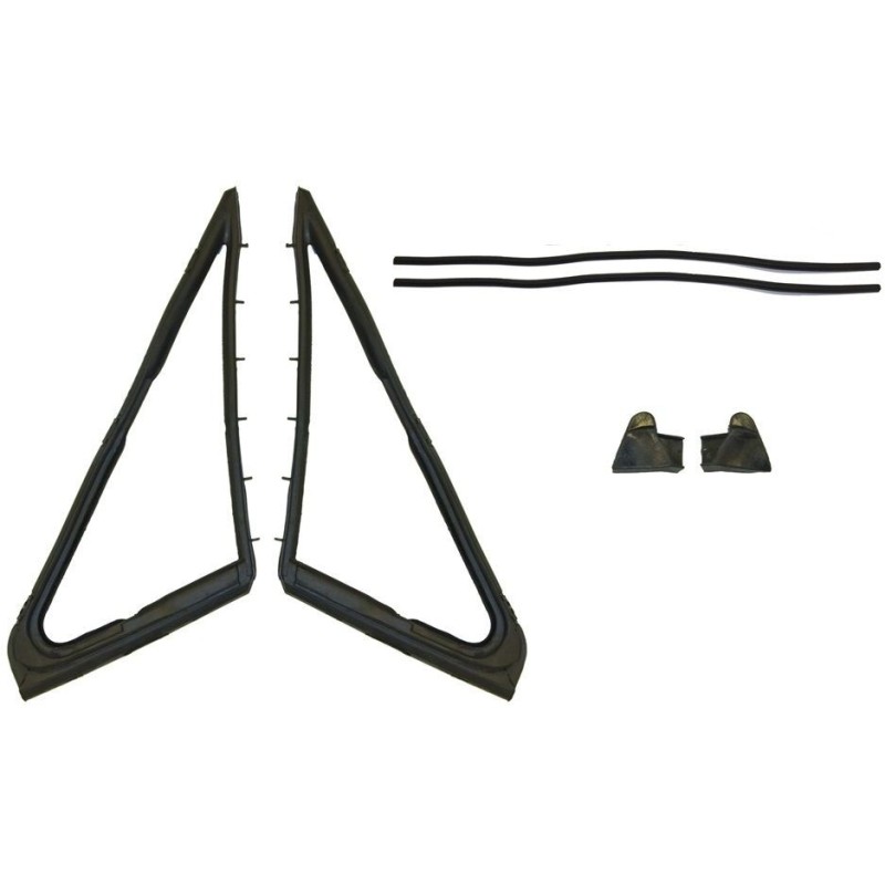 FORD MUSTANG 1967-1968 KIT COMPLET DE JOINTS CUSTODE GAUCHE ET DROIT vent window complete seal SCOTT DRAKE KIT-RUB-6
