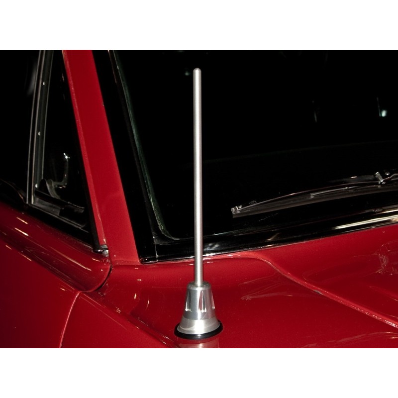 FORD MUSTANG 1964-1968 ANTENNE RADIO ALU COURTE Billet antenna SCOTT DRAKE C5ZZ-18813-BL