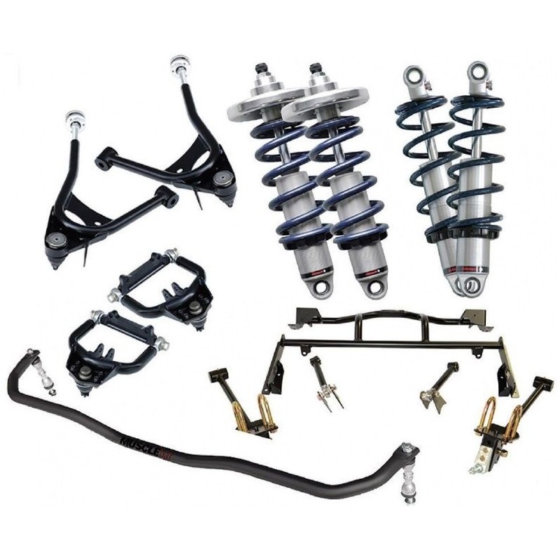 FORD MUSTANG 1967-1970 Coilover Suspension Kit HQ Series Level 2 RIDETECH 12100202