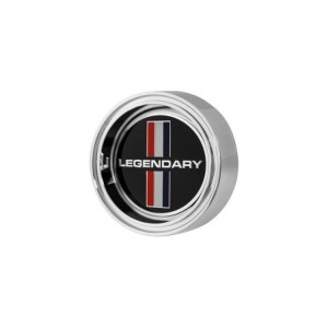 FORD MUSTANG 1964-1973 CENTRE DE ROUES NOIR TRI BAR LEGENDARY Black Legendary Tri-Bar Center Cap LW-HC029