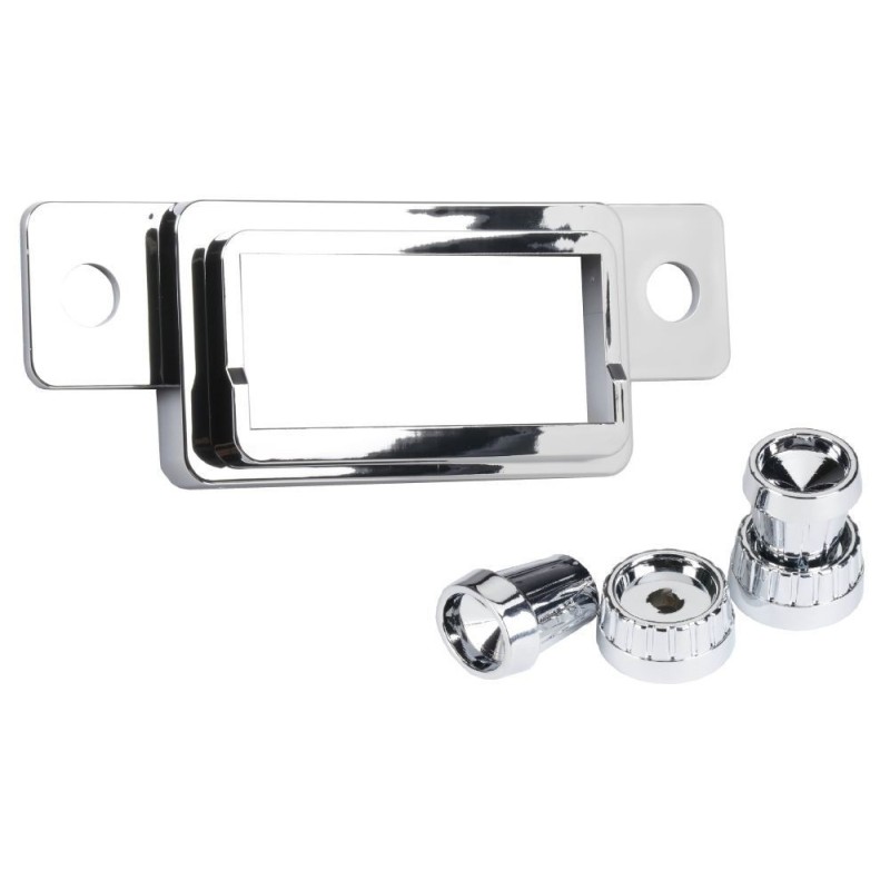 FORD MUSTANG 1964-1966 KIT CADRE CHROME ET BOUTONS DE RADIO (uniquement Retrosound) knob set RETROSOUND 125-04-74