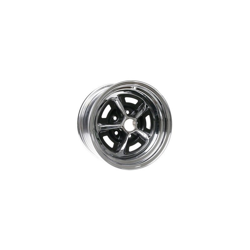 FORD MUSTANG 1965-1973 V8 14 X 6 JANTE MAGNUM 500 ORIGINAL ACIER CHROME (entraxe 114.3 x 5 goujons) 14x6
