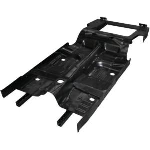 FORD MUSTANG 1964-1966 COUPE ET FASTBACK PLANCHER TOTAL COMPLET AVEC SUPPORTS DE SIEGES LONGERONS ARRIERE ET PLANCHER DE COFFRE