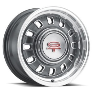 FORD MUSTANG 1964-1973 V8 JANTE ALUMINIUM GT8 GRIS CHARBON 12 TROUS LW60 15 x 7 Charcoal Alloy Wheel LEGENDARY WHEEL 15x7 LW60-5