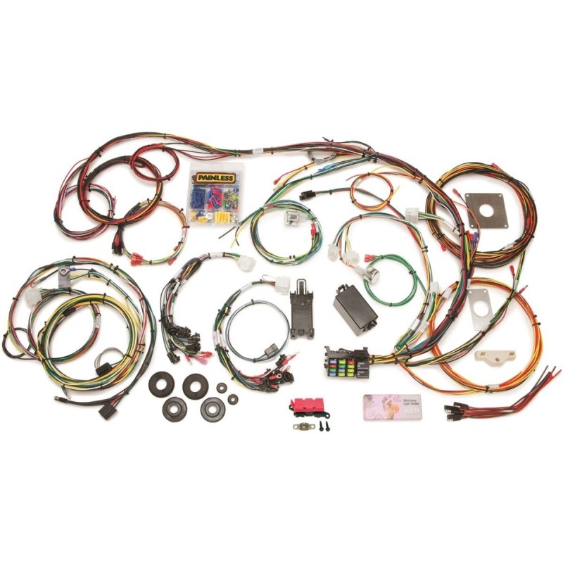 FORD MUSTANG 1965-1966 FAISCEAU ELECTRIQUE COMPLET MODERNE Circuit Chassis Harnesses PAINLESS PERFORMANCE 20120