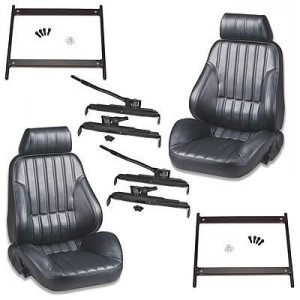 FORD MUSTANG 1965-1970 KIT SIEGE SPORT RALLY 1000 + FIXATION Sport Seat Kit PROCAR 27-0001