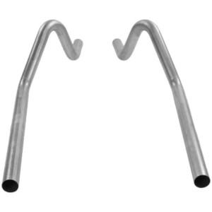 63.5mm (2.5 pouces) FORD MUSTANG 1965-1973 V8 TUYAUX D ECHAPPEMENT DOUBLE PRE COURBES ARRIERE Pre-bent Tailpipes Without Stagger