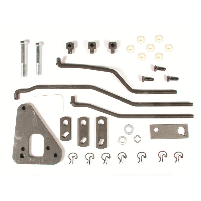 FORD MUSTANG 1964-1973 V8 BIG BLOCK FE 390 428 et 429 BOSS et 351 CLEVELAND KIT D ADAPTATION LEVIER SUR BOITE 4 TOPLOADER COMPET