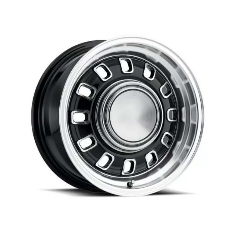 JANTE 15x7 12 Slot Rim 4x4.5 Black LEGENDARY WHEEL LW60-50744A