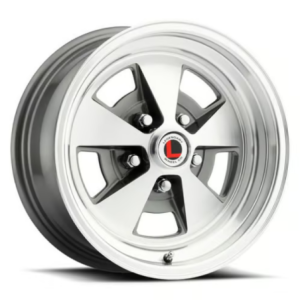 JANTE 15x7 Flat 5 Alloy Rim-charc LEGENDARY WHEEL LW67-50754B