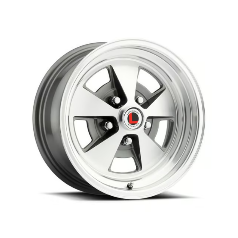 JANTE 15x7 Flat 5 Alloy Rim-charc LEGENDARY WHEEL LW67-50754B