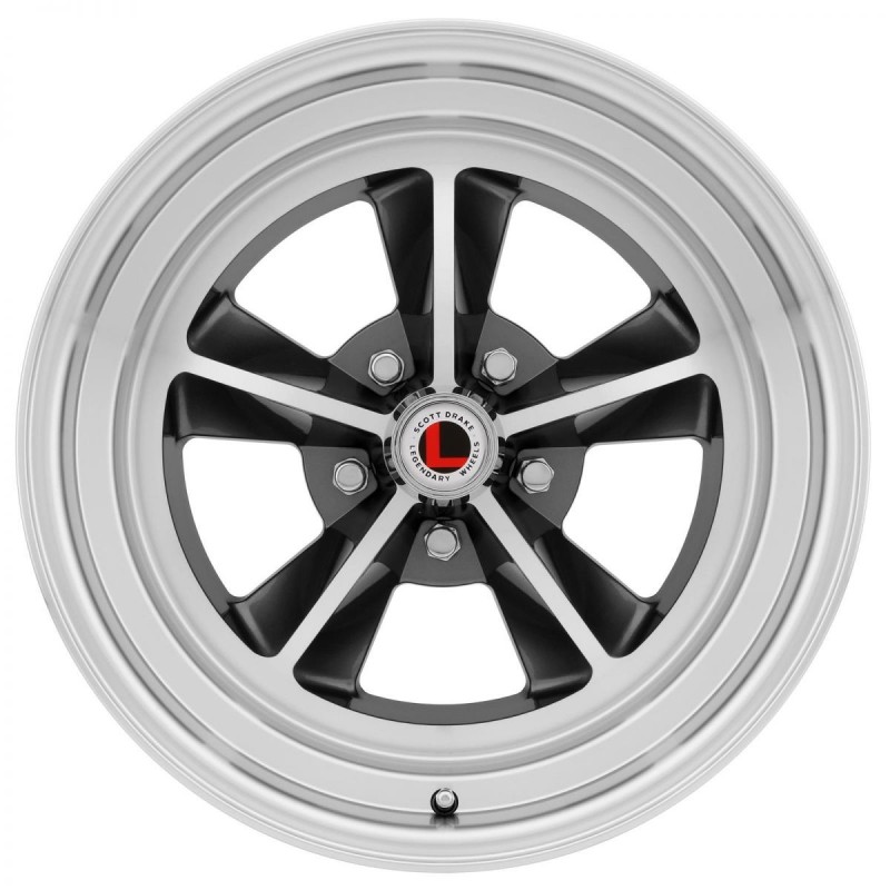 JANTE Gt9 15x7 5 Spoke Rim-charcoal LEGENDARY WHEEL LW69-50754B