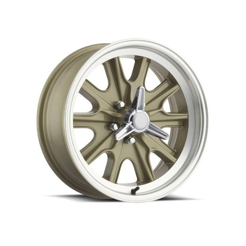 FORD MUSTANG 1964-1973 JANTE LW90 ELEANOR LOOK HALIBRAND DORE 17x8 (entraxe 5 x 114.3mm) Legendary Wheels HB45 Gold Haze Machine