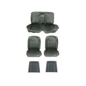 FORD MUSTANG 1968 CABRIOLET CONVERTIBLE SET COMPLET DE COUVRE SIEGE TMI NOIR Full Set Upholstery TMI Black SCOTT DRAKE 68CV-S-FU