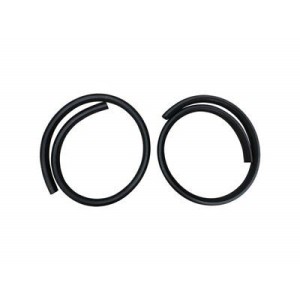 FORD MUSTANG 1964-1968 KIT DEUX TUYAUX TUBE DE CHAUFFAGE AVEC LIGNE BLANCHE Concourse heater hose with strip Orig Heater SCOTT D