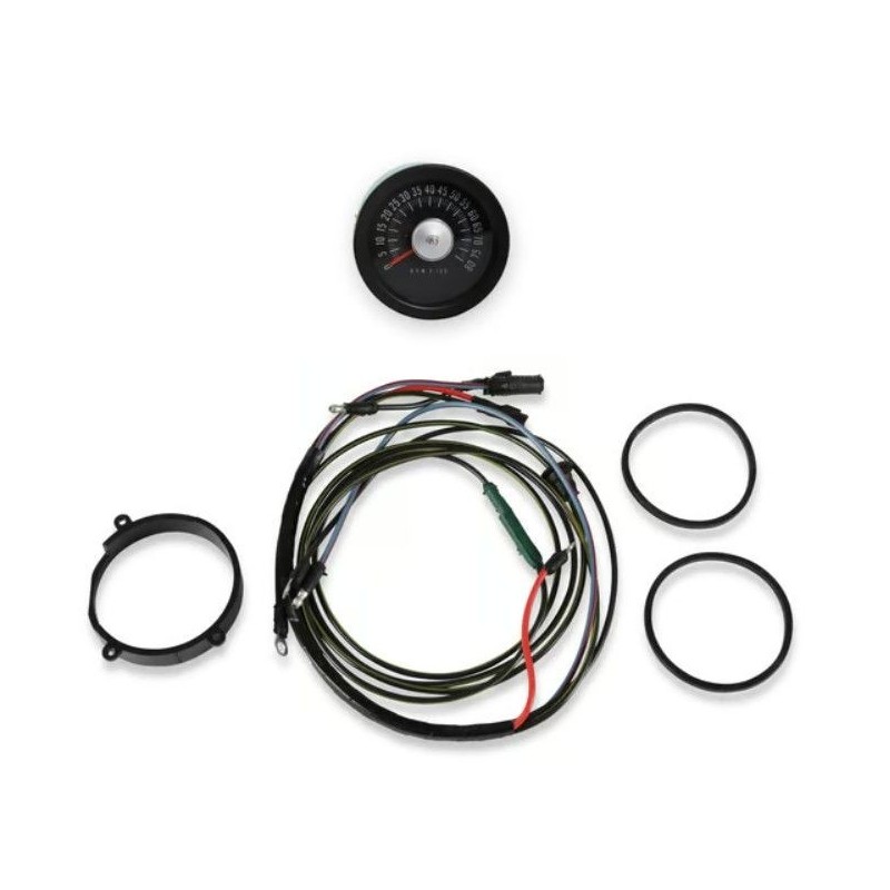 FORD MUSTANG 1967-1968 V8 ET 6 CYLINDRES KIT COMPTE TOURS DANS LE TABLEAU DE BORD 8000 TOURS Scott Drake In-Dash Tachometers C7Z