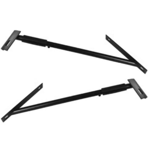FORD MUSTANG 1967-1968 SUPPORT ATELLE EXTERNE POUR PARE CHOC AVANT DROITE ET GAUCHE Front bumper brace brackets SCOTT DRAKE C7ZZ