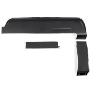 FORD MUSTANG 1967-1968 SET DE 3 PANNEAUX POUR TABLEAU DE BORD NOIR Dash Panel 3 Piece Set SCOTT DRAKE CLASSIC C7ZZ-6504410-K FM