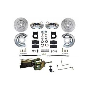 FORD MUSTANG 1964-1966 V8 KIT CONVERSION COMPLET DE TAMBOURS A KIT FREINS A DISQUES AVANT 4 PISTONS POUR BOITE AUTOMATIQUE + BOO