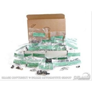 FORD MUSTANG 1968 KIT FIXATIONS DE CARROSSERIE Scott Drake Master Body Hardware Kits MBK-C8ZB-MASTER