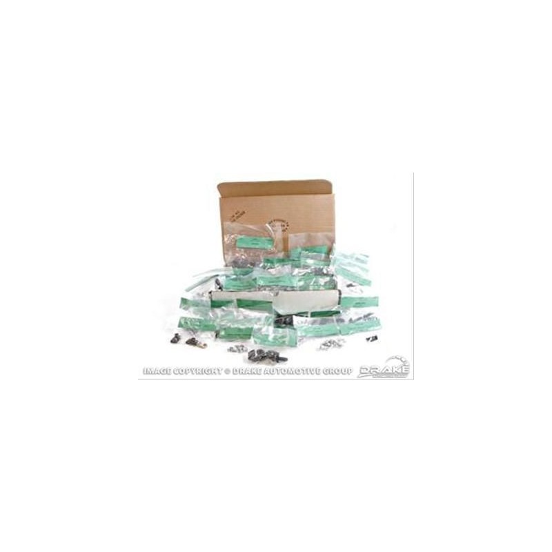 FORD MUSTANG 1968 KIT FIXATIONS DE CARROSSERIE Scott Drake Master Body Hardware Kits MBK-C8ZB-MASTER