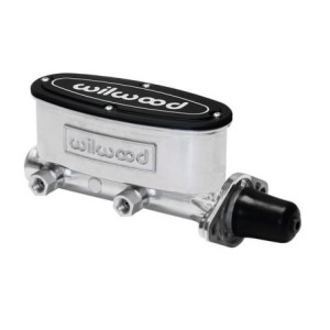 MAITRE CYLINDRE ALUMINIUM CAPOT NOIR ET CORP POLI DOUBLE CIRCUIT HIGH VOLUME Aluminum Tandem Master Cylinders WILWOOD 260-8555-P