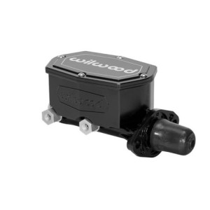 MAITRE CYLINDRE COMPACT ALUMINIUM NOIR DOUBLE CIRCUIT HIGH VOLUME Aluminum Tandem Master Cylinders black WILWOOD 260-14959-BK