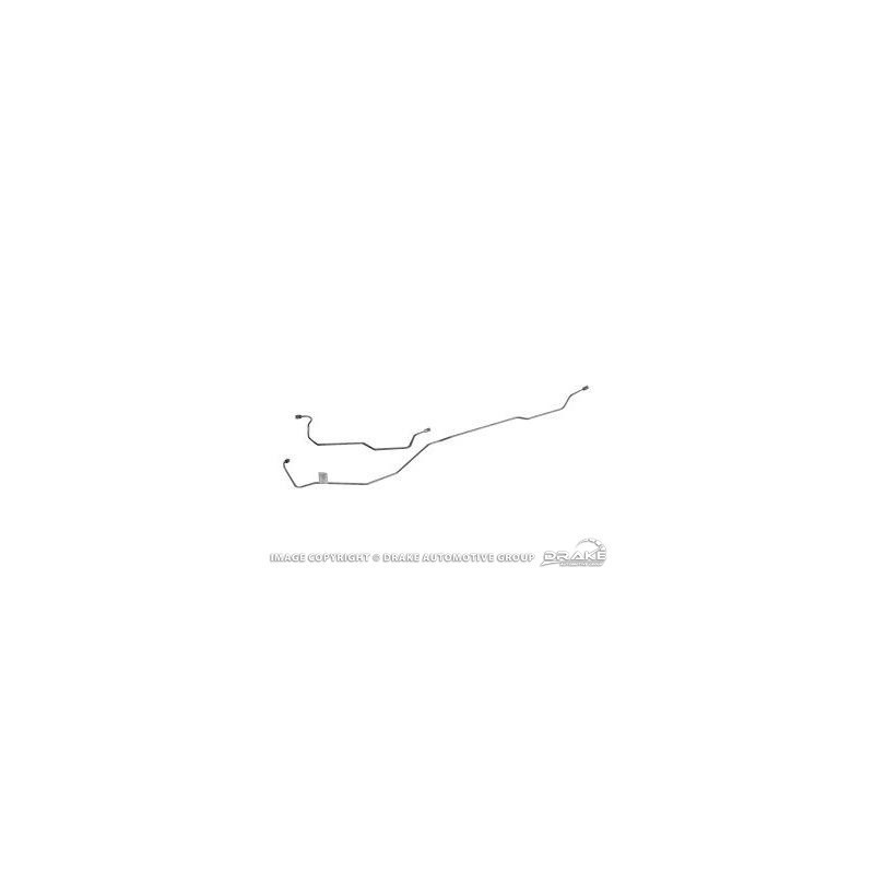 FORD MUSTANG 1970 TUBES LIGNE DE FREINAGE SUR PONT ARRIERE POUR 8 POUCES INOX Rear End Housing Brake Lines 8 inch SCOTT DRAKE MH