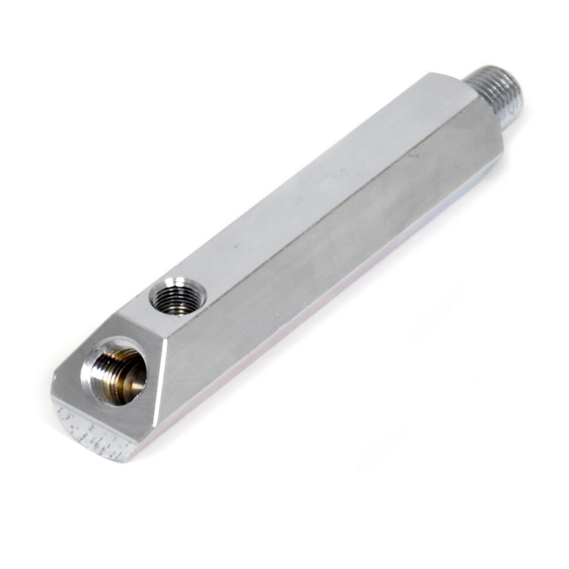 FORD MUSTANG 1967-1973 EXTENSION DE SONDE DE PRESSION D HUILE DOUBLE FINITION ZINC 3.25 inch oil pressure sending unit extension