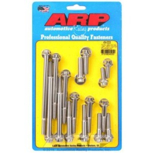 FORD V8 289 302 KIT VISSERIE DE CARTER DE DISTRIBUTION AVEC POMPE A EAU FONTE Water Pump/Front Cover Bolt Kit 12-Point Stainless