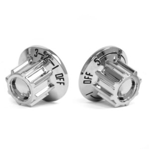 FORD MUSTANG 1964-1965 BOUTONS DE COMMANDE DE CLIMATISATION ET TEMPERATURE Air Conditioner Fan and Temperature Knob Set For Unde