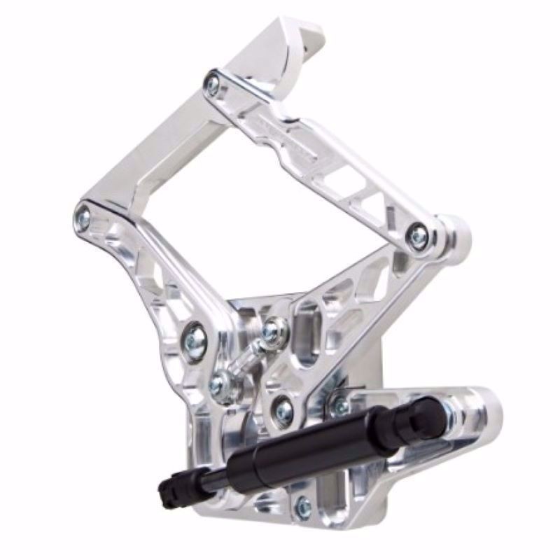 FORD MUSTANG 1964-1966 PAIRE DE COMPAS CHARNIERE DE CAPOT TAILLÉ MASSE ALUMINIUM AIR FRAME 6061-T6 AVEC VÉRIN POUR CAPOT ACIER p
