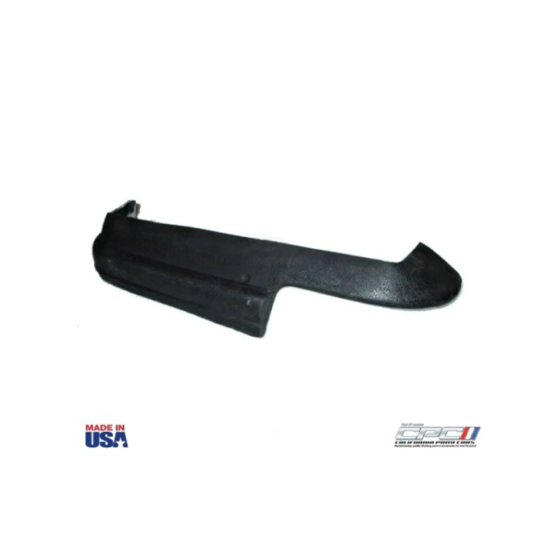 FORD MUSTANG 1967 DELUXE COQUE INFERIEUR DOSSIER DE SIEGE DROIT COTE PASSAGER fiberglass Lower Seat Frame Cove rh side black fin