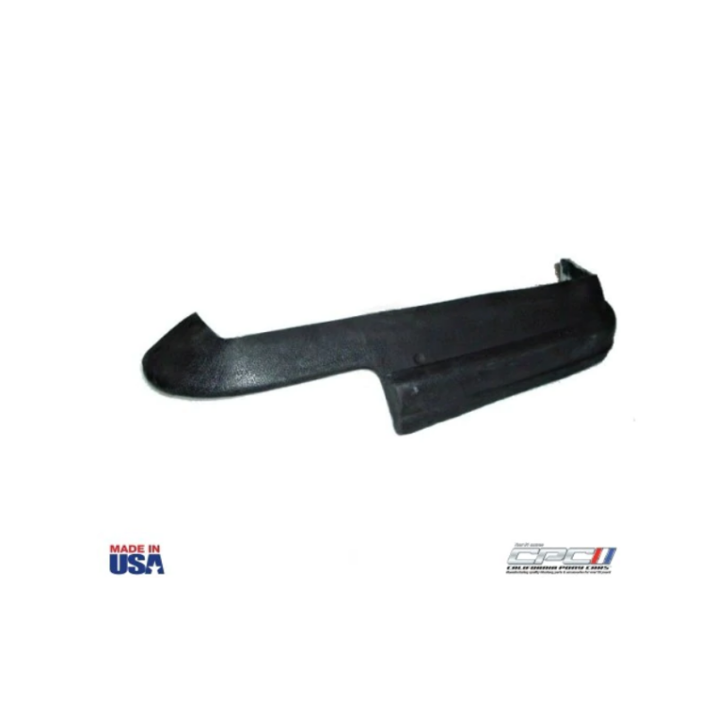 FORD MUSTANG 1967 DELUXE COQUE INFERIEUR DOSSIER DE SIEGE GAUCHE CONDUCTEUR fiberglass Lower Seat Frame Cove lh side black finis