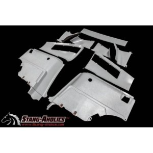 FORD MUSTANG 1967-1968 KIT FASTBACK PANNEAUX INTERIEUR Complete Fiberglass Rear Panel Kit STANG AHOLICS SARF-67RIPK