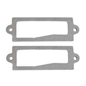 FORD MUSTANG 1967-1968 PAIRE DE JOINTS DE CLIGNOTANTS DE CAPOT Hood turn signal lamp gasket DANIEL CARPENTER C7ZZ-13368 C7ZZ-13A