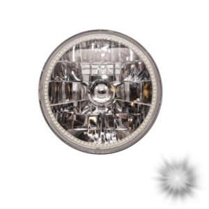 FORD MUSTANG 1964-1973 SAUF 1969 LAMPE PHARE 7 KIT HALOGÈNE ET HALO BLANC Sealed Beam Conversion Halo Lights ORACLE 6905-001