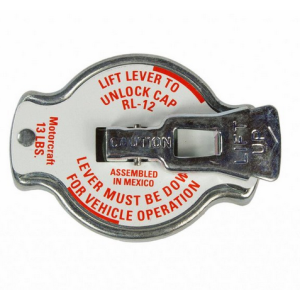 FORD MUSTANG 1964-1973 BOUCHON DE RADIATEUR AVEC DÉCOMPRESSEUR 13 lbs radiator cap chrome MOTORCRAFT