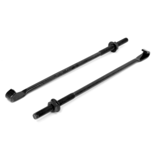 FORD MUSTANG 1964-1966 PAIRE DE BOULONS EN J DU BAC SUPPORT DE A BATTERIE Battery Tray Hold Down J-Bolts Pair ACP FM-BB041A D0AZ