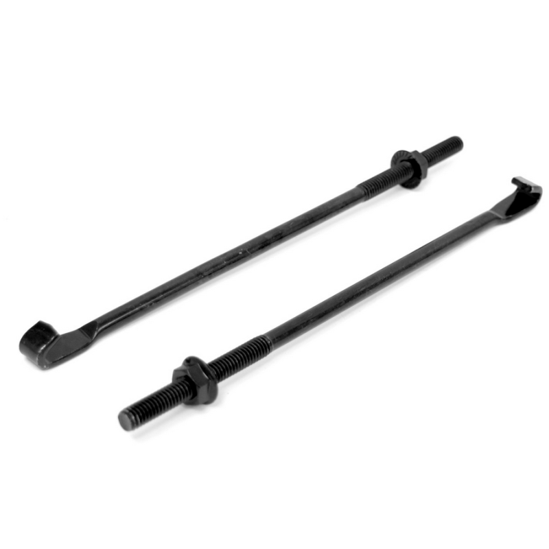 FORD MUSTANG 1964-1966 PAIRE DE BOULONS EN J DU BAC SUPPORT DE A BATTERIE Battery Tray Hold Down J-Bolts Pair ACP FM-BB041A D0AZ