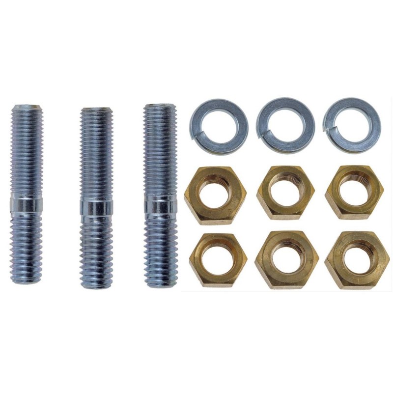 FORD MUSTANG 1964-1973 PAIRE DE GOUJONS AVEC ECROUS POUR ECHAPPEMENT Studs with Nuts