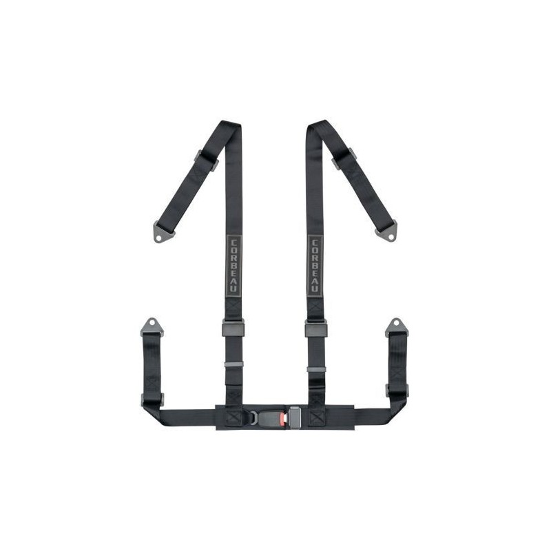 CEINTURE RACING 4 POINTS Seat Belt Harness 4-Point Bolt-In CORBEAU
